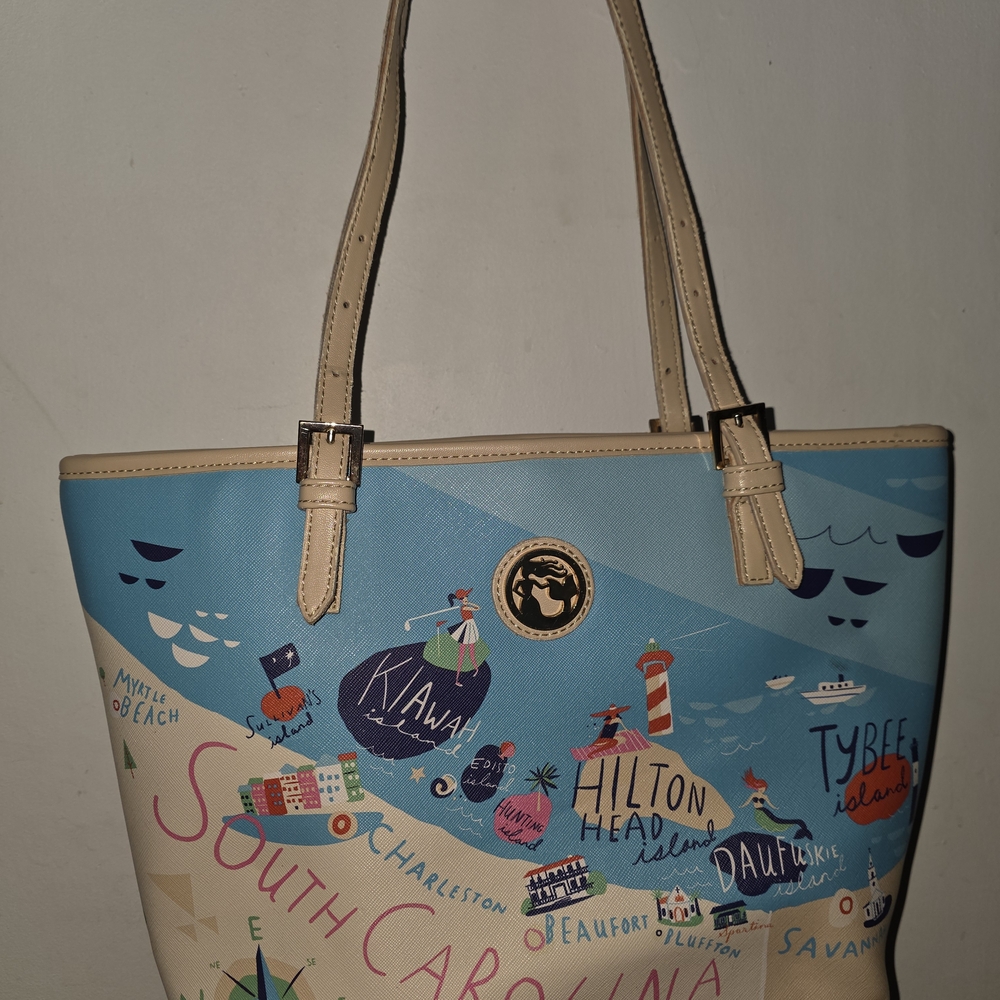 Spartina 449 Blue and Tan Shoulder Bag